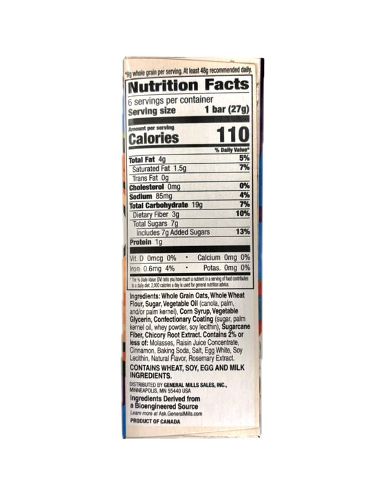 Cinnamon Toast Crunch Oat Bar 163G
