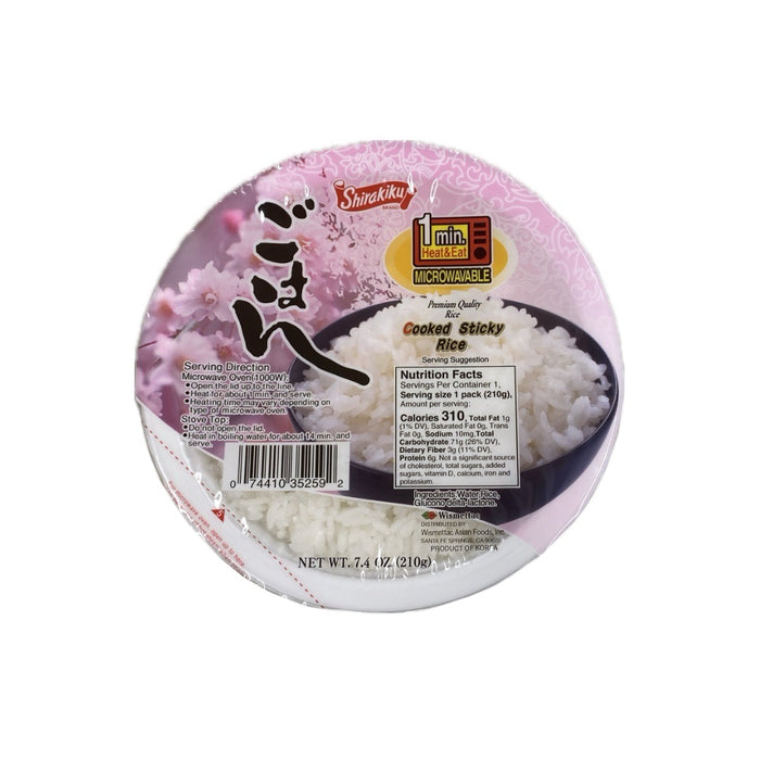 Shirakiku Cooked Sticky Rice 7.04oz