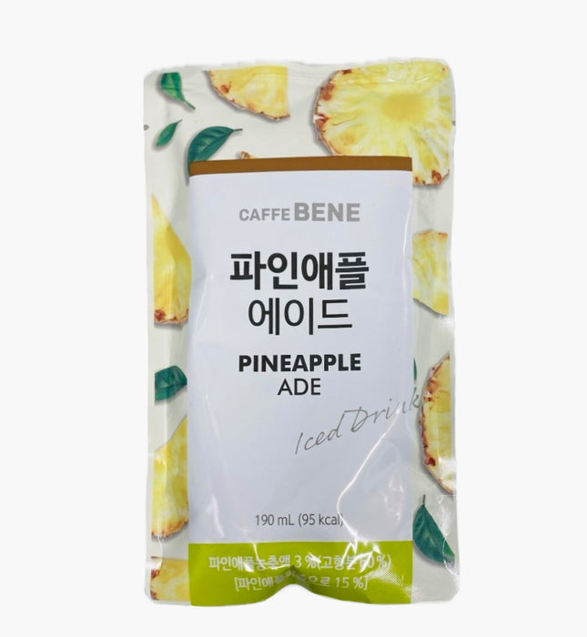 Caffebene Pineaple Ade Soft Drink 6.42Oz