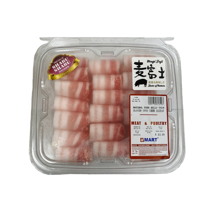 Natural Pork Belly Thin Sliced(FZ) 0.74lb