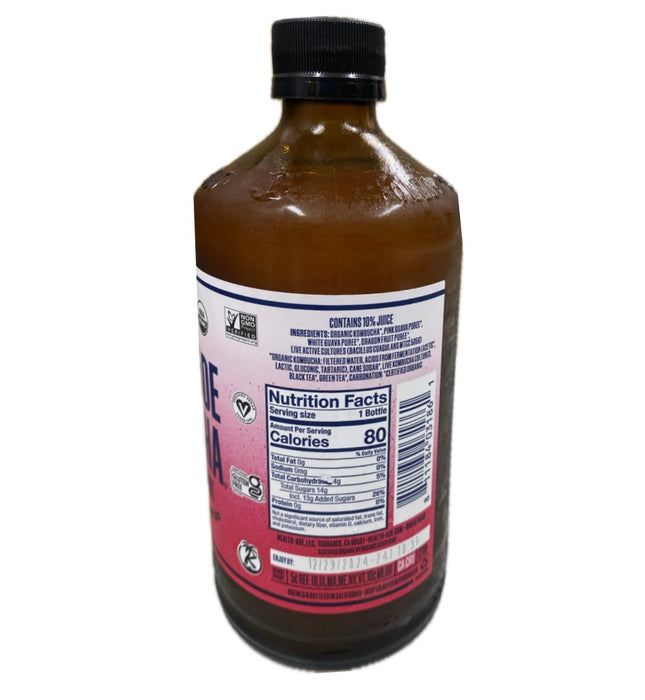 Health Ade Kombucha Guava Dragonfruit 16Oz