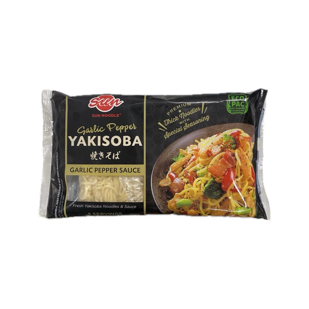 YAKISOBAHHHHH!です。 Sun noodle yakisoba garlic pepper 14.3oz — H Mart Manhattan