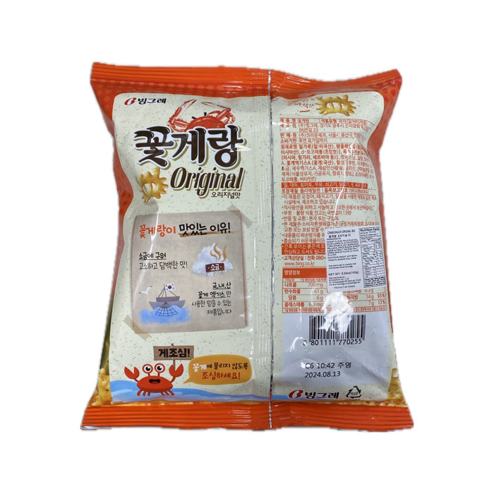 Binggrae  Big Crab Snack Original 143G