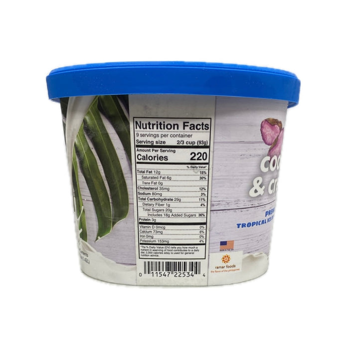 Mg Ice Cream Ube Cookies& Cream 48oz