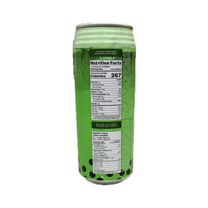 Pocas Honeydew Bubble Tea 16.5Oz