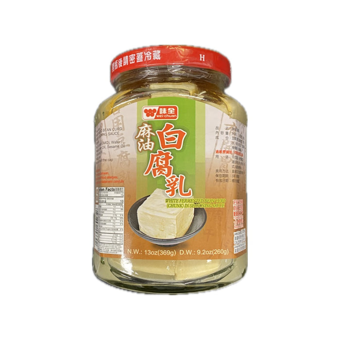 W.Chuan White Fermented BeanCurd 13oz