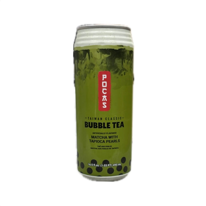 Pocas Matcha Bubble Tea 16.5Oz