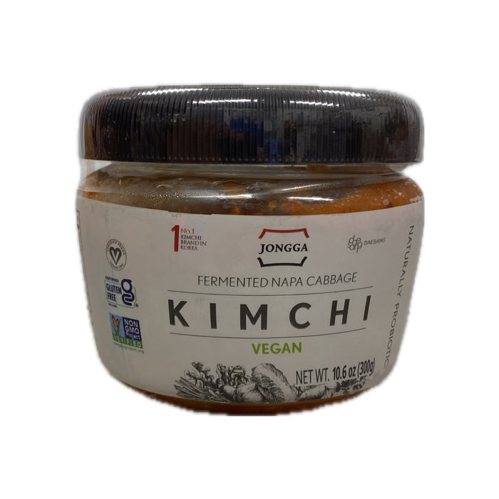 Jongga Fermented Vegan Kimchi 10.6oz