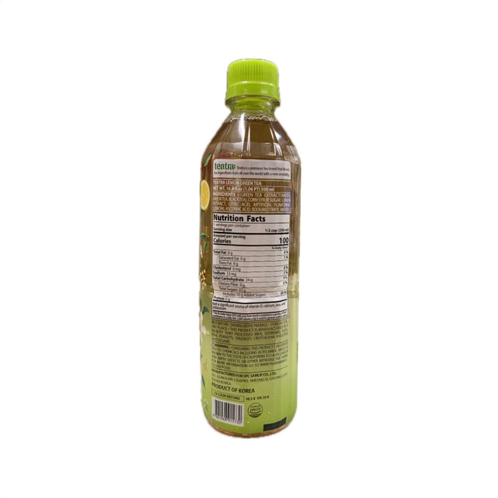 Sl Teatra Lemon Green Tea 500ml