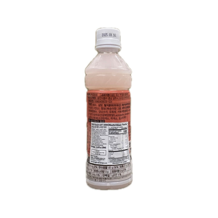 Woongjin Yogurt Peach Soft Drink 11.49oz