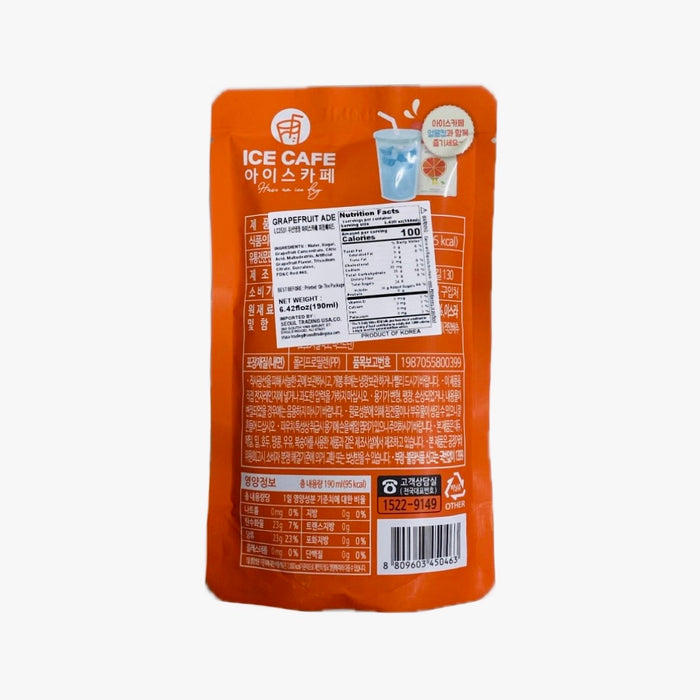 Ice Cafe Grapefruit Flavor  190Ml