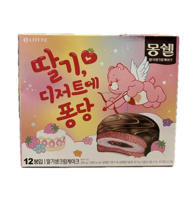 Lotte Cream Cake Strawberry 250g