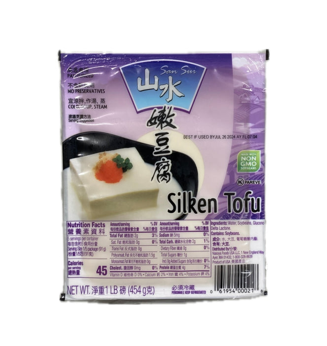 San Sui Silken Tofu 16Oz