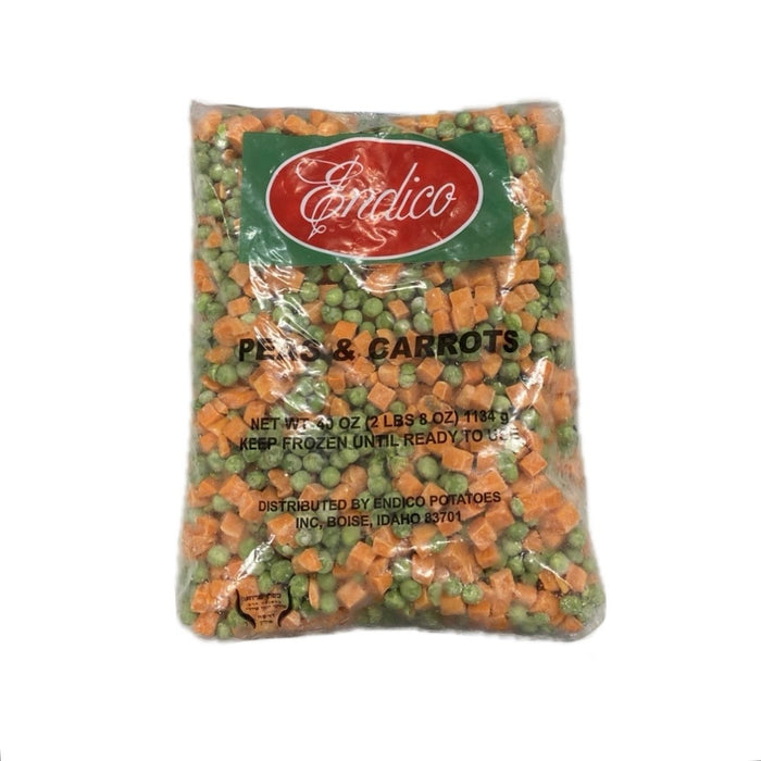 Endico frozen green peas & carrots 2.5lb