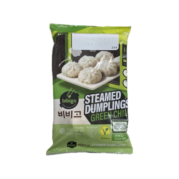 Bibigo Steamed Dumpling Green Chili 168G