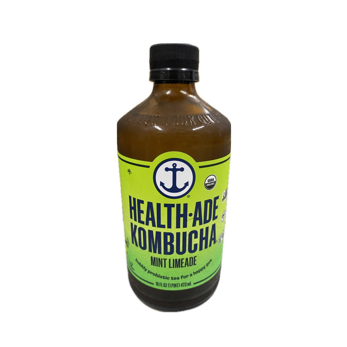 Health Ade Kombucha Mint Limeade 16Oz