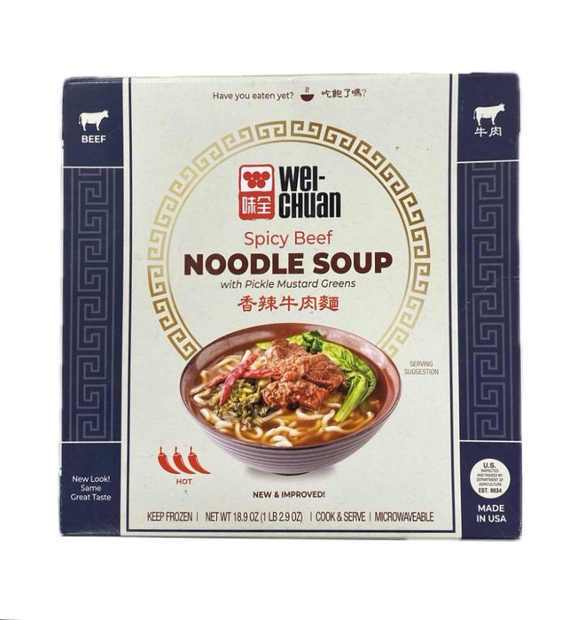 W.Chuan spicy beef noodle soup 18.9oz