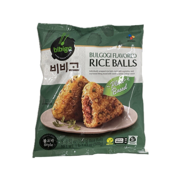 Cj Plant Based Bulgogi Rice Balls 500G