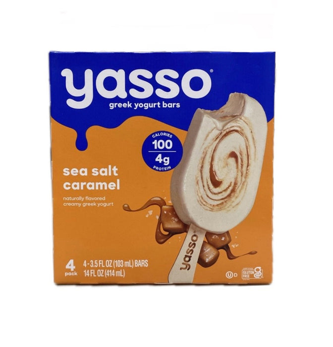 Yasso Sea Salt Caramel Ygrt Bar 4/103ml