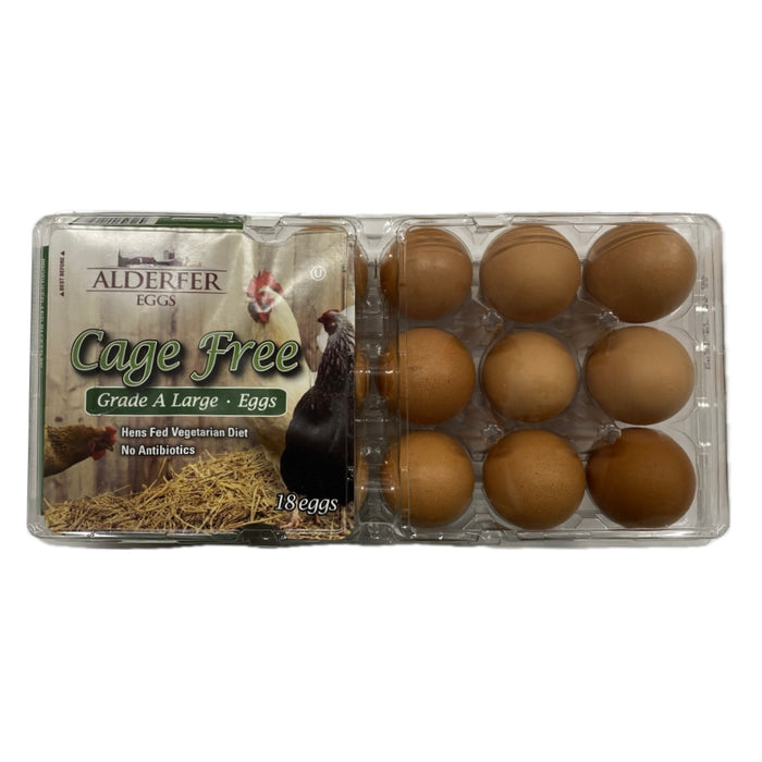 Alderfer Cage Free Large Eggs 18P