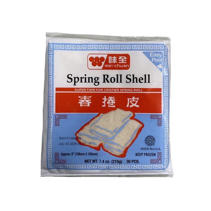 W.Chuan Spring Roll Shells 7.4Oz