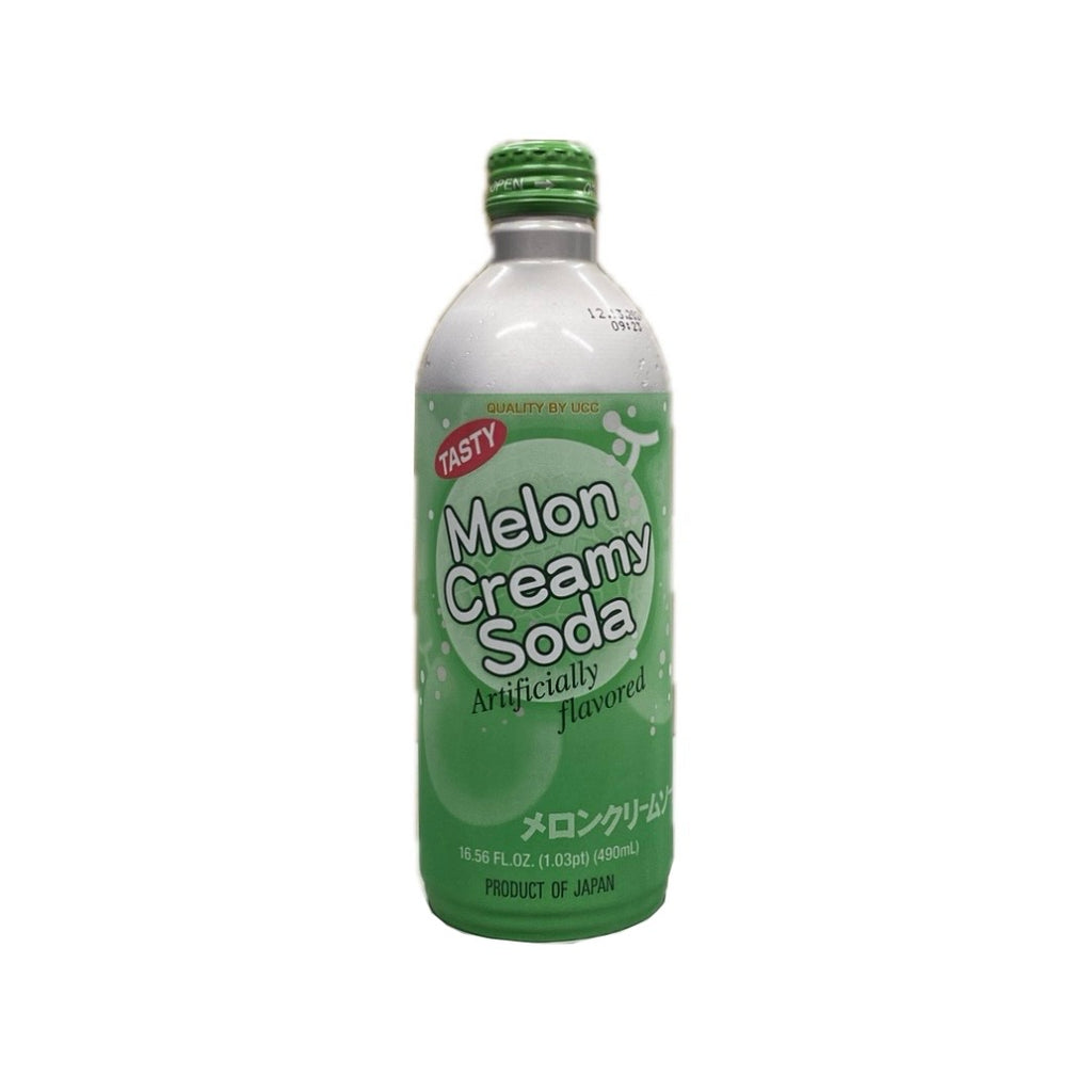 メルト　Poggy【melon cream soda】 Tominaga, Melon Cream Soda, Fizzy Drink, Japan, 350g x 24