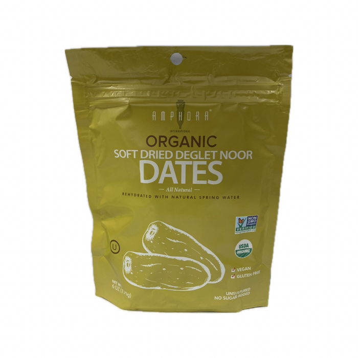 Amphora Org Soft Dried Dates 6Oz