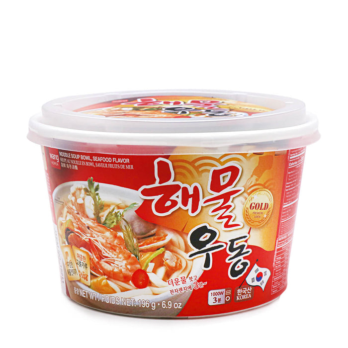 Wang Korea Noodle Soup Bowl Seafood Flavor Udon 6.9oz