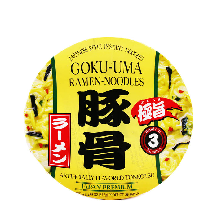 Shirakiku Goku-Uma Ramen Noodles Artificially Flavored Tonkotsu 2.93oz