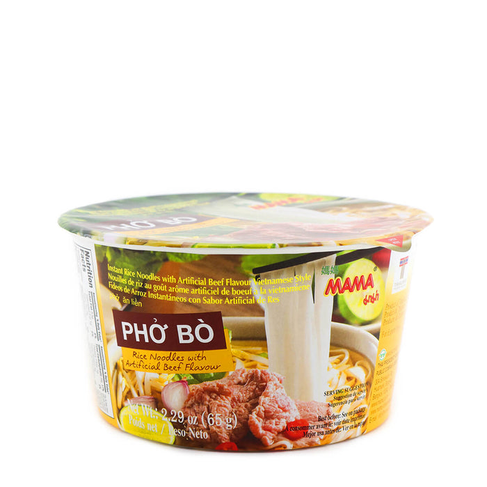 Mama Pho Bo Rice Noodles with Beef Flavor 2.29oz