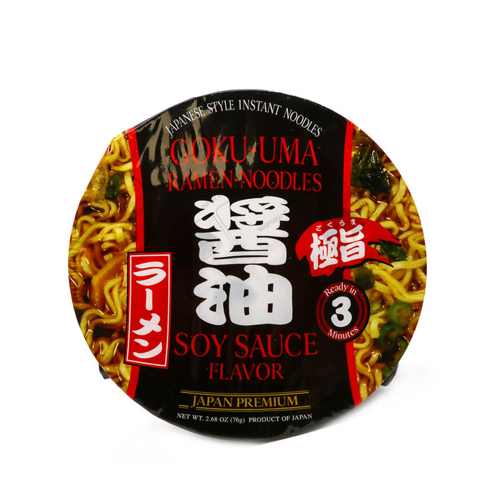 Goku-Uma Ramen Noodles Soy Sauce Flavor 2.68oz