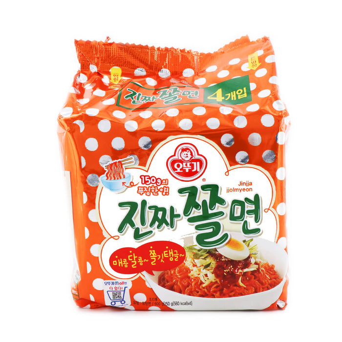 Ottogi Jinjja Jjolmyeon 150g x 4Pks, 600g