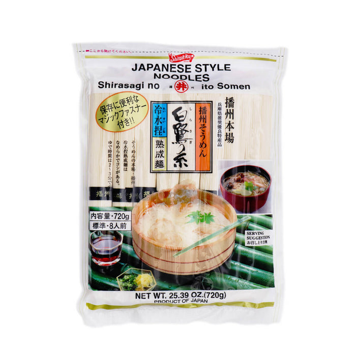Shirakiku Japanese Style Noodles Shirasagi No Ito Somen 25.39oz