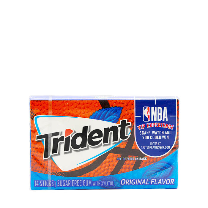 Trident Original Flavor Sugar Free Gum with Xylitol 14 Sticks