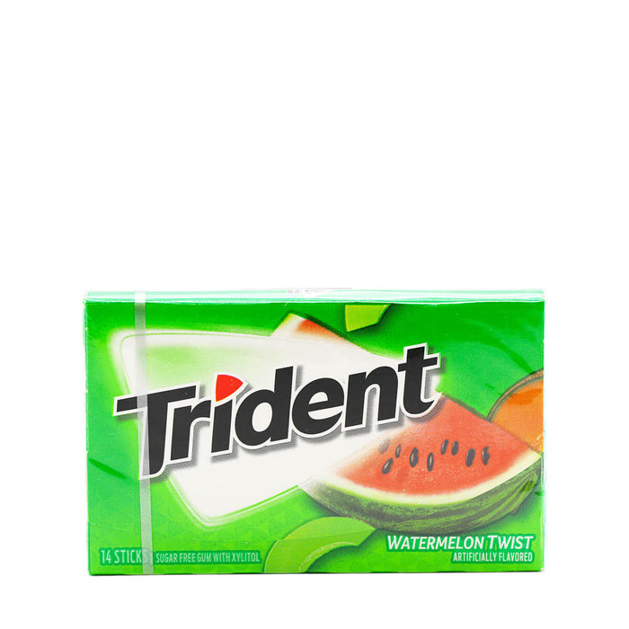 Trident Watermelon Twist Sugar Free Gum with Xylitol 14 Sticks