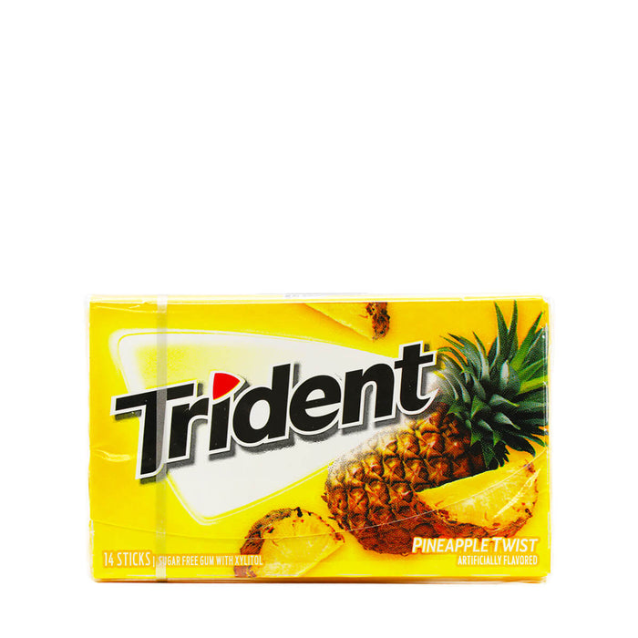 Trident Pineapple Twist Sugar Free Gum with Xylitol 14 Sticks