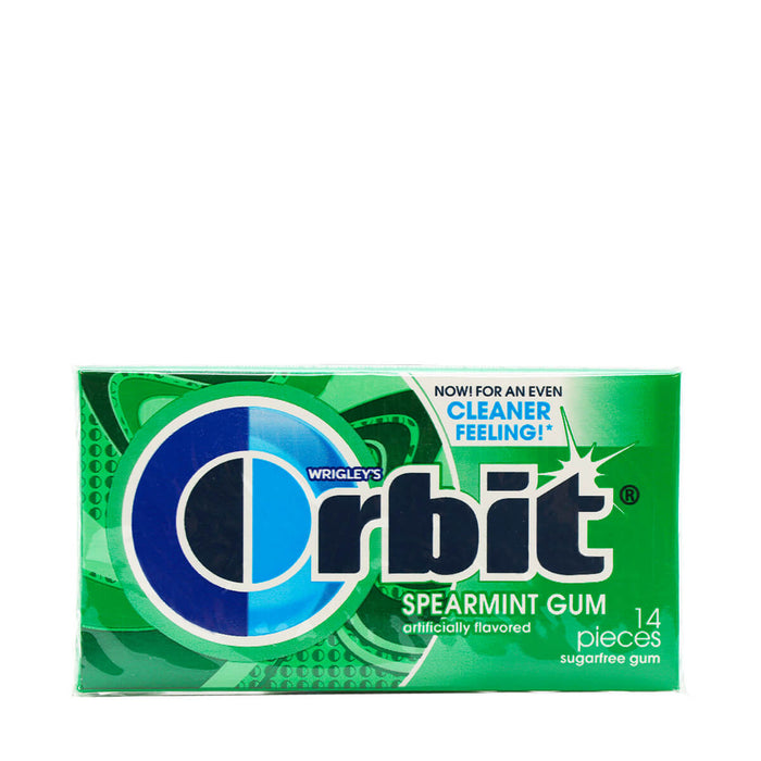 Wrigley's Orbit Sugarfree Spearmintt Gum 14pcs