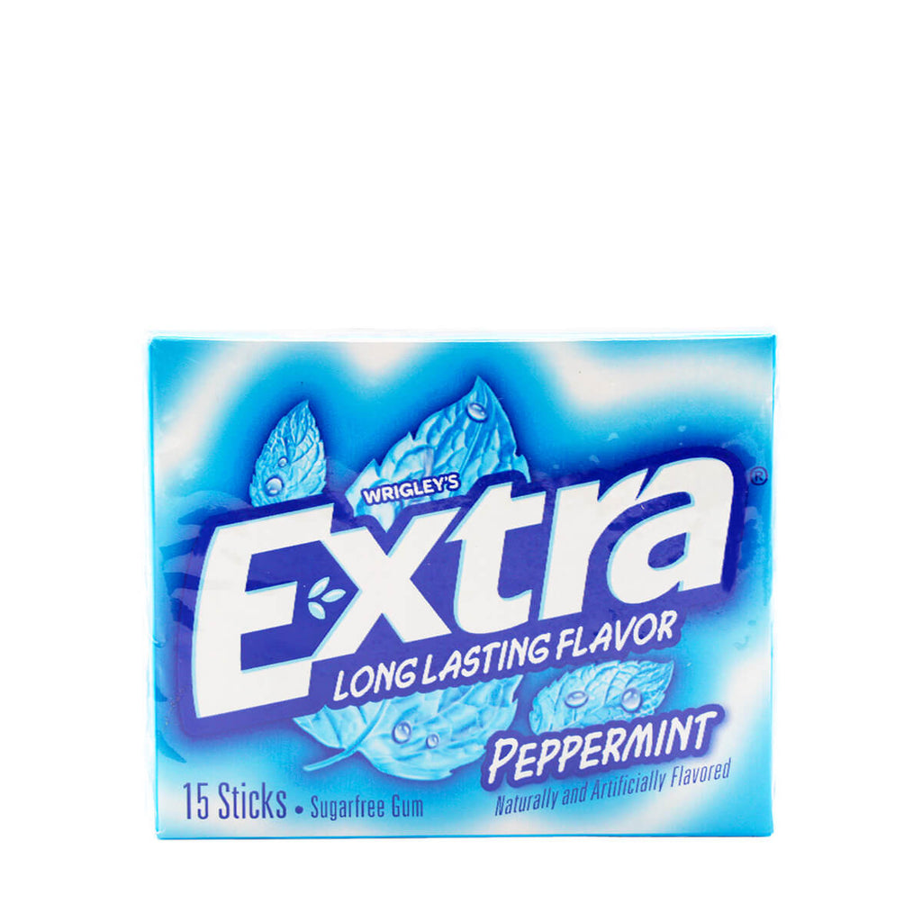 Extra Long Lasting Flavour Peppermint Sugarfree Gum - 15 Sticks - 2 Pack, 2  x 40 g : : Grocery & Gourmet Foods