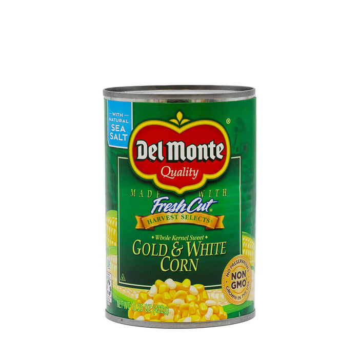 Del Monte Gold & White Corn with Natural Sea Salt 15.25oz