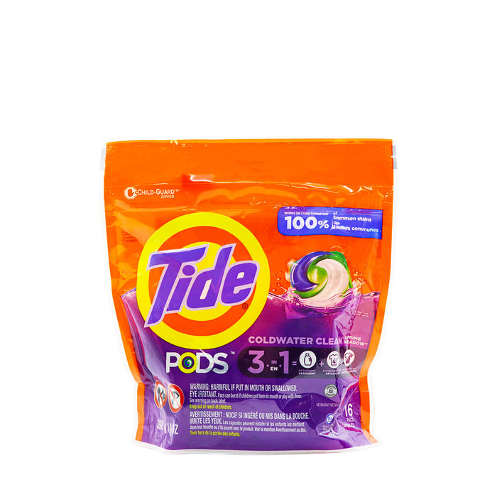 Tide Pods Spring Meadow 16 pacs, 14oz