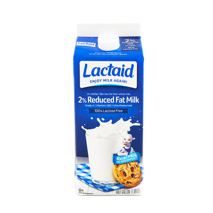 Lactaid 2% Reduced Fat Milk Half Gallon (1.89L)