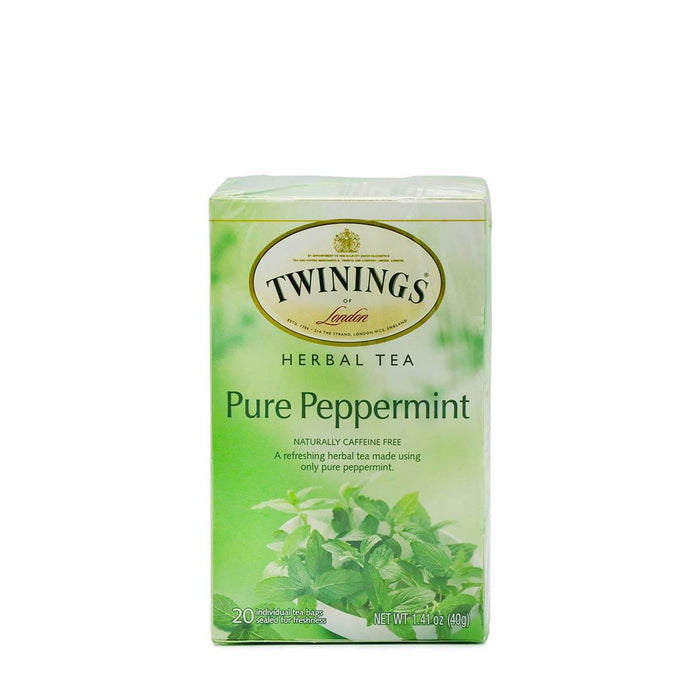 Twinings of London Herbal Tea Pure Peppermint 20 Tea Bags, 40g