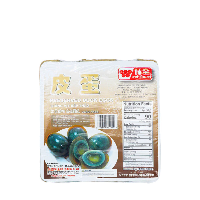 Wei-Chuan Preserved Duck Eggs 11.6oz