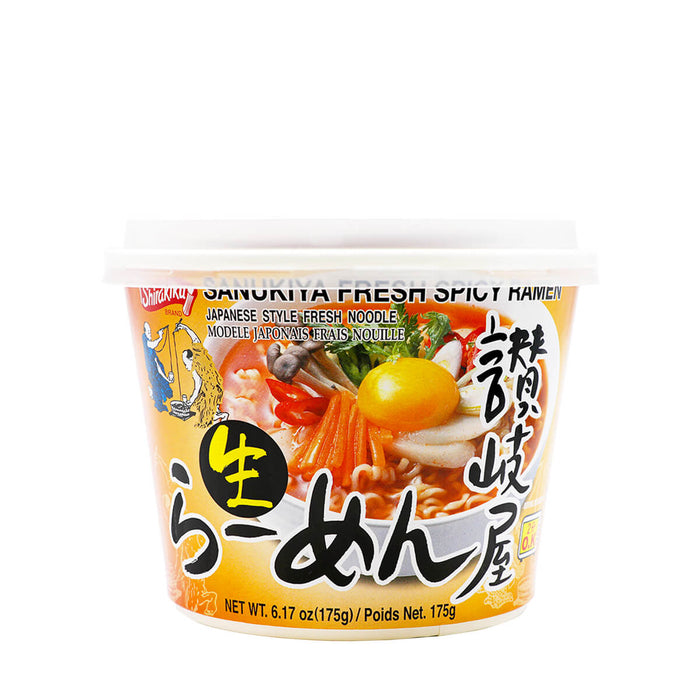 Shirakiku Sanukiya Fresh Spicy Ramen 6.17oz