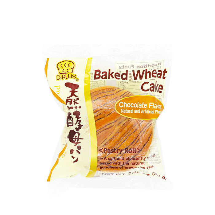 D-Plus Baked Wheat Cake Chocolate Flavor 80g