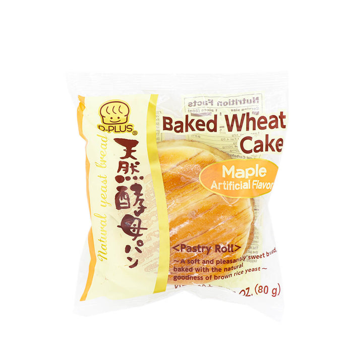 D-Plus Baked Wheat Cake Maple 80g