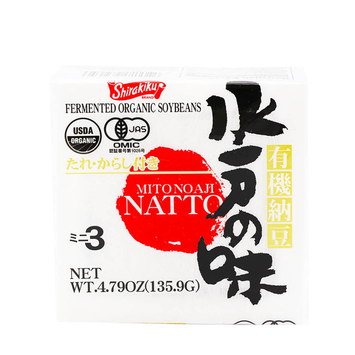 Shirakiku Fermented Organic Soybeans Mito No Aji Natto 4.79oz