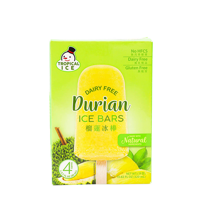 Tropical Ice Dairy Free Durian Ice Bars 4 Bars, 10.82fl.oz