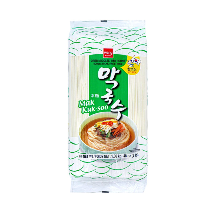 Wang Korea Dried Noodle Thin Round Mak Kuk-Soo 48oz