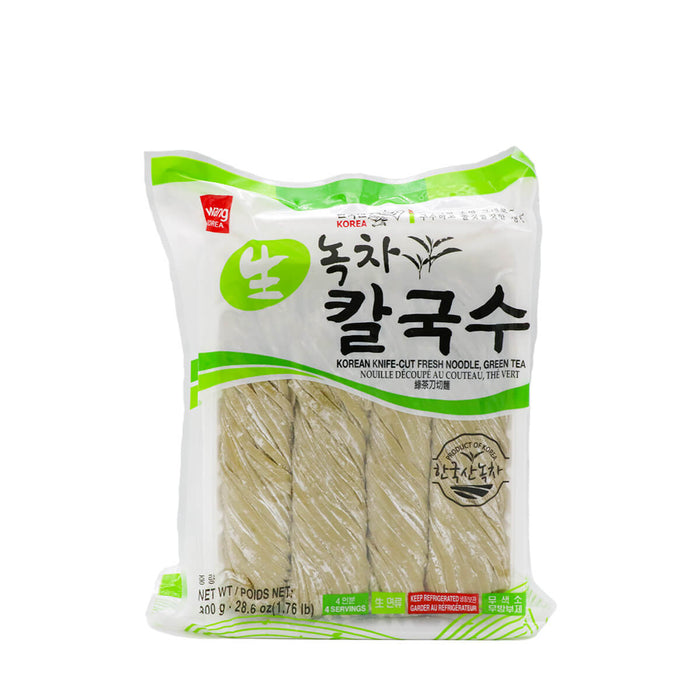 Wang Korea Korean Knife-Cut Fresh Noodle, Green Tea 28.6oz